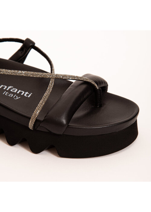 ANDIA FORA Andia Fora Yasu Strass Sandal