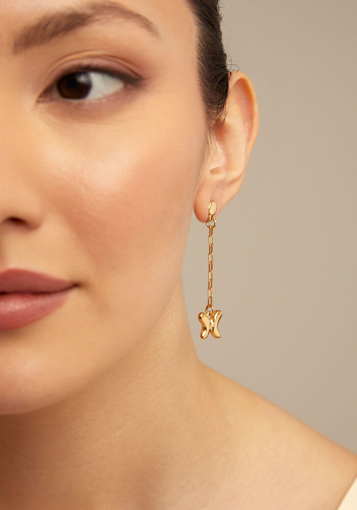 Uno De 50 Wings Earrings PEN0925ORO