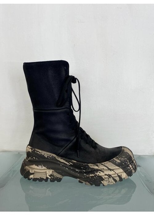 LOFINA Lofina 4142 Camo Sole Leather Boots