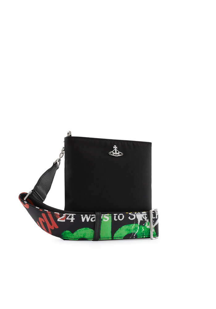 Vivienne Westwood Squire Square Crossbody Print Strap Bag