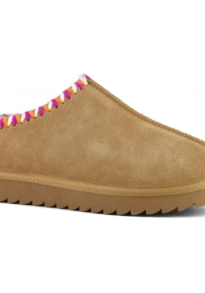 Colors of California YW241 Suede With Colourful Stitching