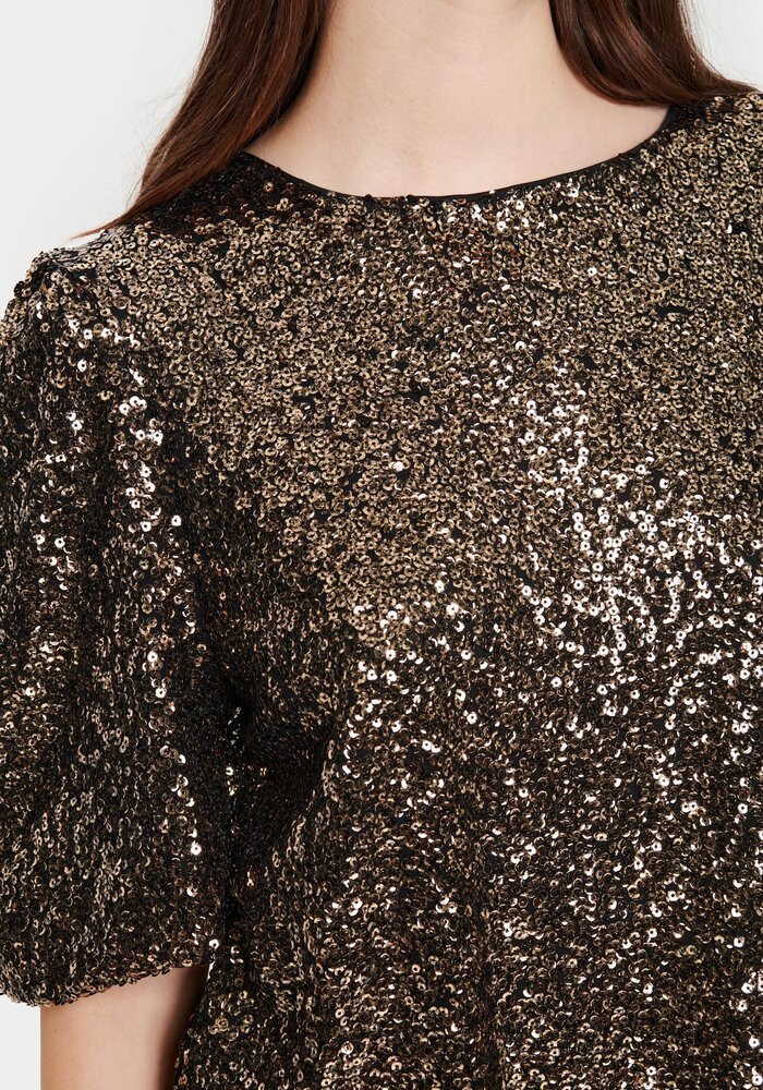 Saint Tropez Bailey Sequin Blouse