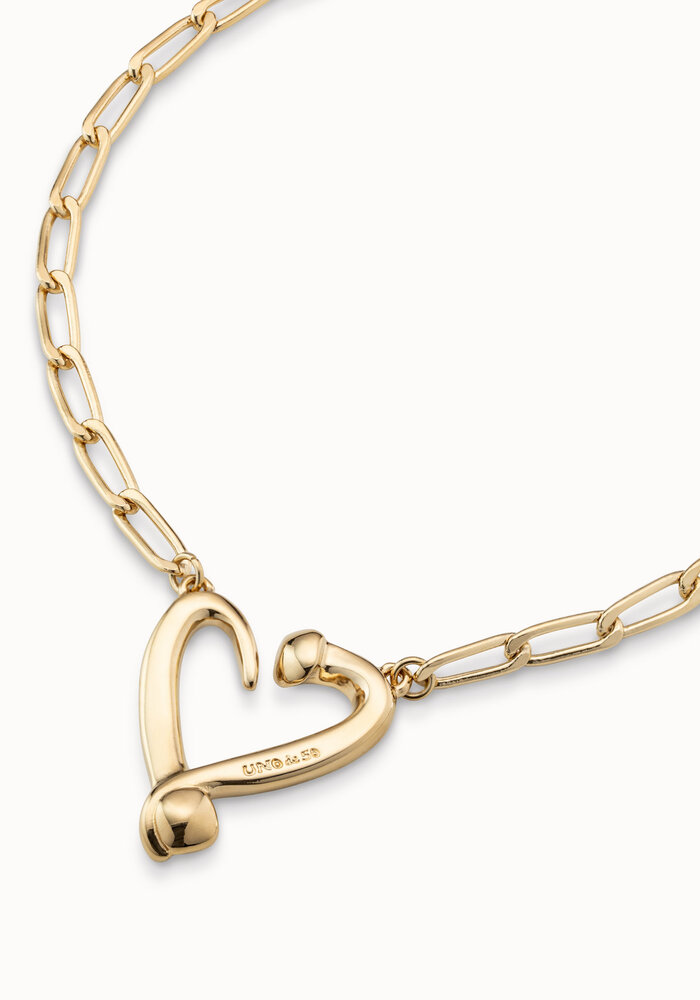 Uno de 50 One Love Necklace COL1804ORO