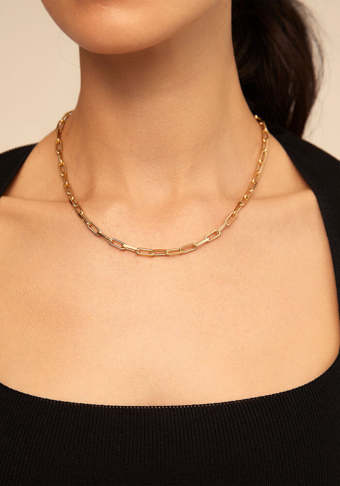 Uno de 50 Cadena Short Necklace COL1608ORO