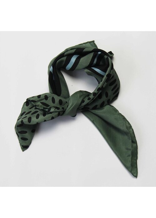 LES BELLES VAGABONDES Les Belles Vagabondes Mini Foulard Silk Scarf