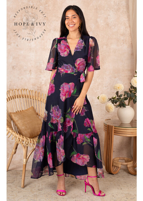 HOPE AND IVY Hope & Ivy Ashia Wrap Dress