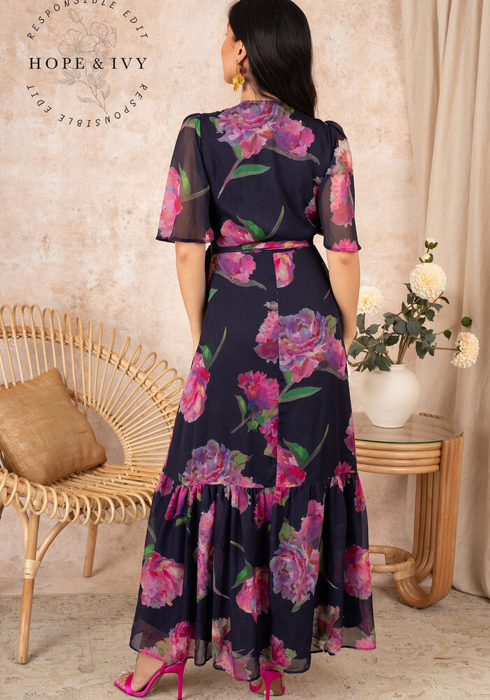 Hope & Ivy Ashia Wrap Dress