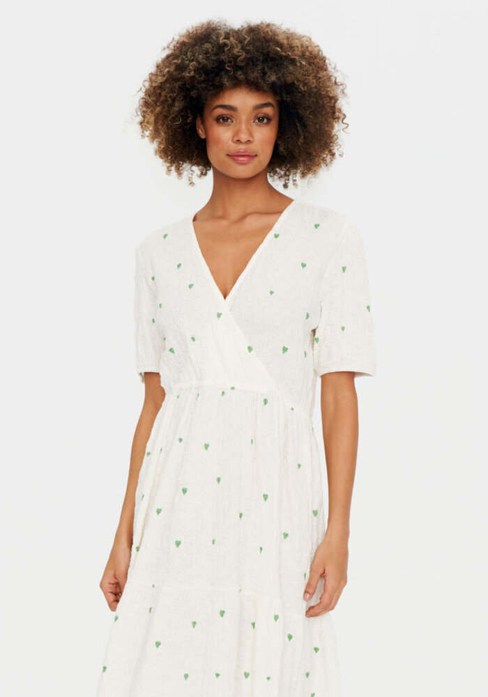 Saint Tropez Dorry Heart Crinkle Dress