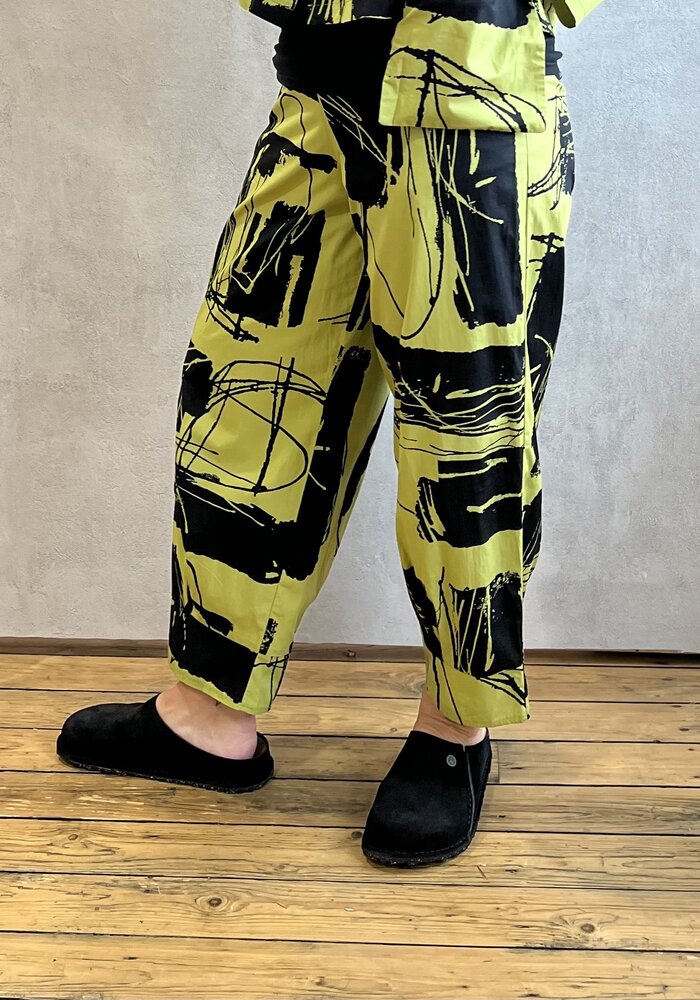 Luukaa Pull On Print Trousers 24Y222