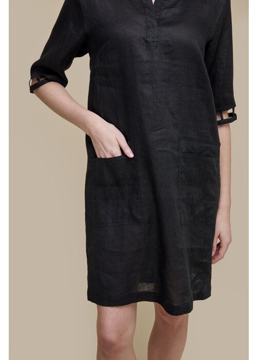 UCHUU MONTREAL Uchuu Linen Dress CS24-029