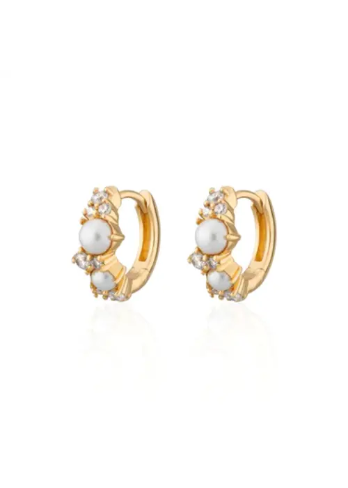 SCREAM PRETTY Scream Pretty SP-404 Pearl Huggie Earring