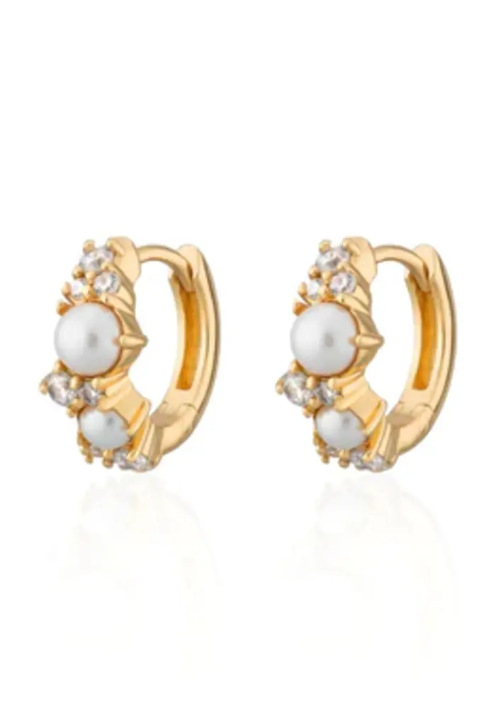 Scream Pretty SP-404 Pearl Huggie Earring