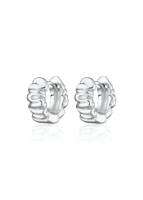 SCREAM PRETTY Scream Pretty SP-38 Scrunchie Huggie Earrings