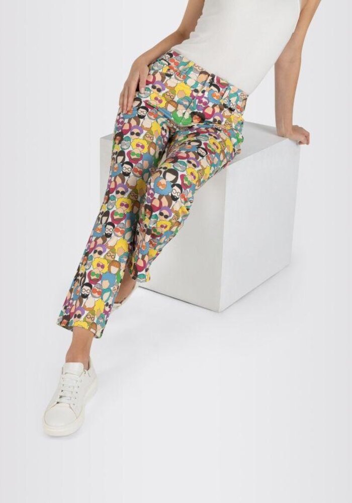 MAC Dream Kick People Print Jeans