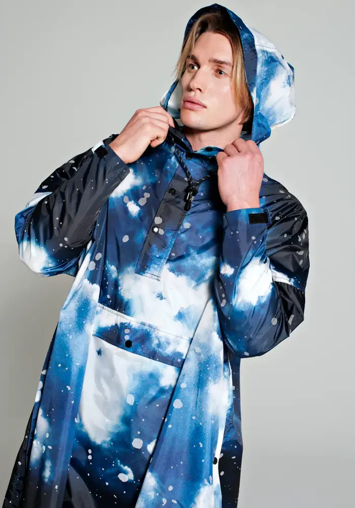 Rainkiss Starry Night Poncho