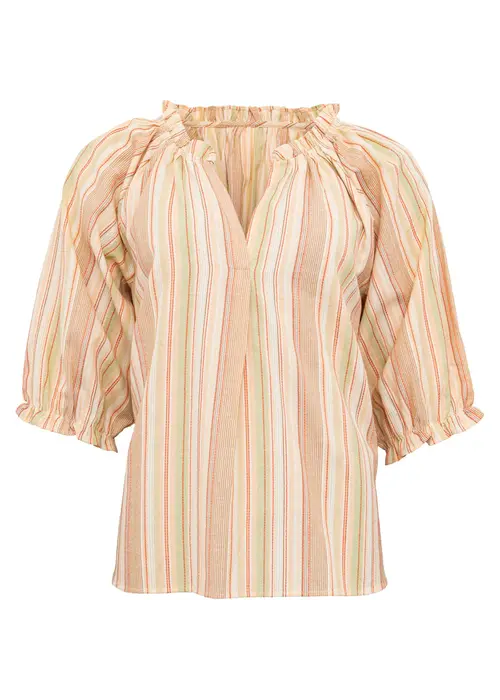 COSTA & MANI Costa Mani Bailey Stripe Blouse