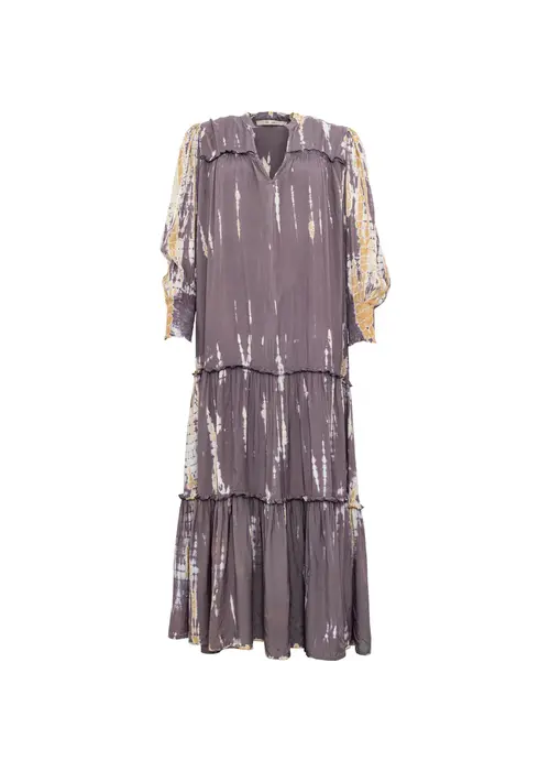 COSTA & MANI Costa Mani Snake Tie Dress