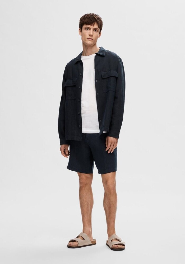 Selected Homme Mads Linen Overshirt