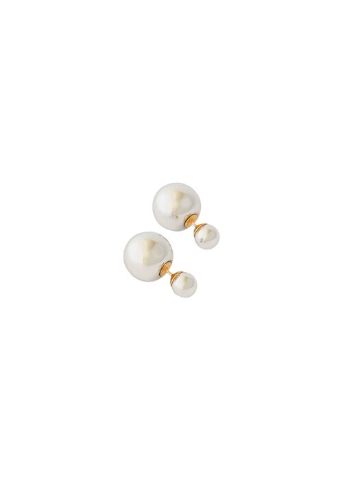CHALK Chalk Double Ball Earrings