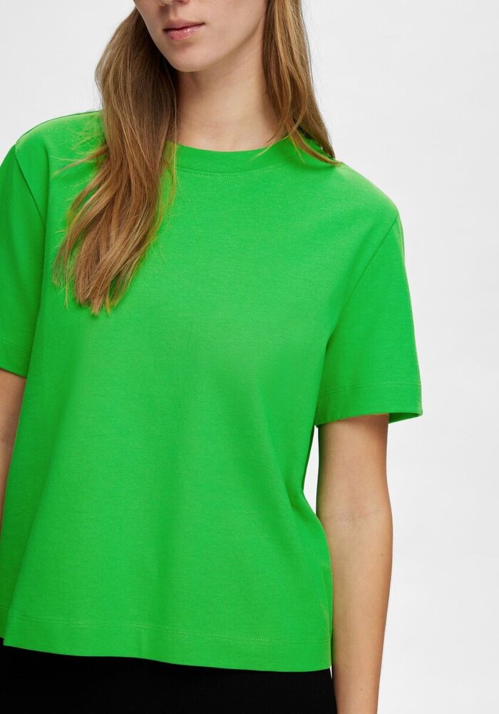 Selected Femme Essential S/S Boxy T-Shirt