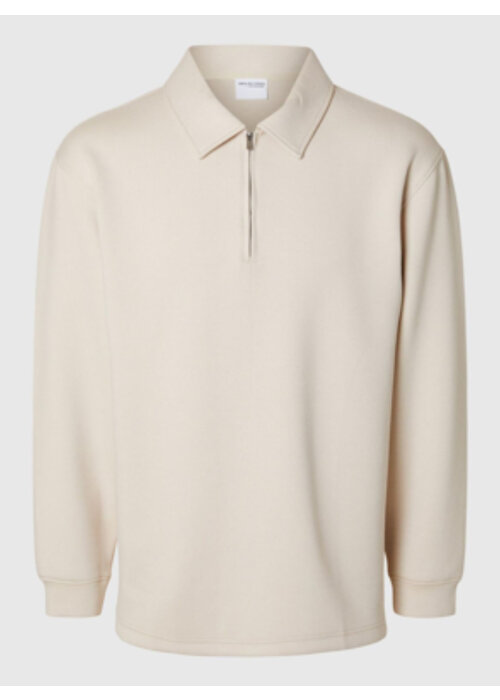 SELECTED HOMME Selected Homme Relax Emanuel Soft Zip Polo