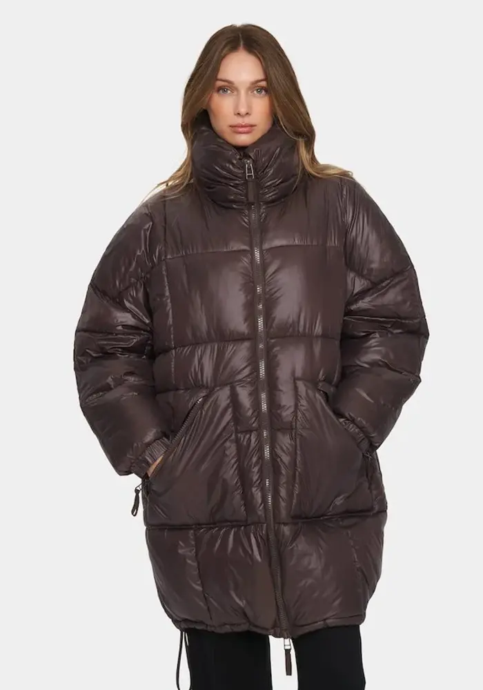 Saint tropez long padded jacket shop