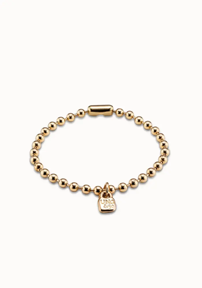 Uno de 50 PUL1829ORO Small Ball Bracelet