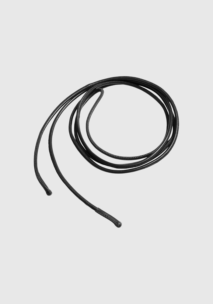 Selected Femme Mai Thin Leather Robe Belt