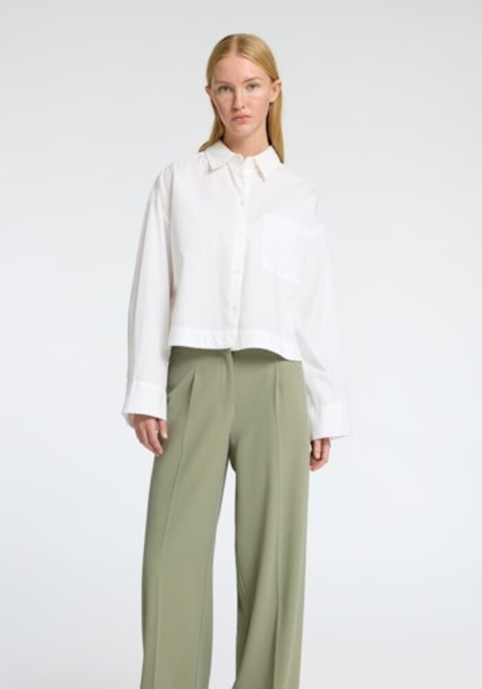 Selected Femme Astha Cropped Boxy Shirt