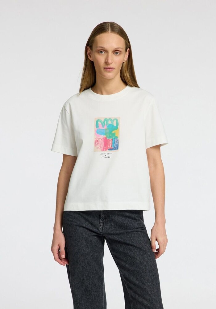 Selected Femme Boxy Print Tee (collaboration with Nous Vous, London)