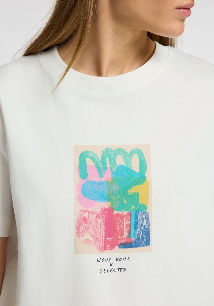 Selected Femme Boxy Print Tee (collaboration with Nous Vous, London)