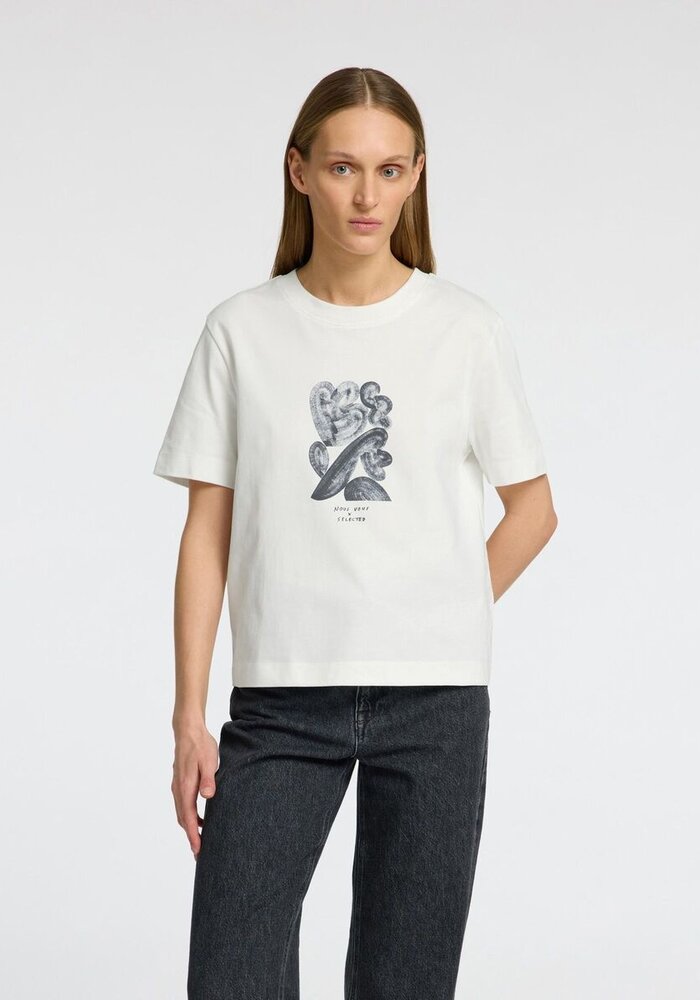 Selected Femme Boxy Print Tee (collaboration with Nous Vous, London)