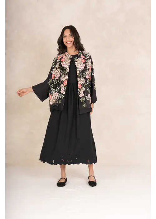 ONE HUNDRED STARS One Hundred Stars Trailing Blossom Linen Jacket