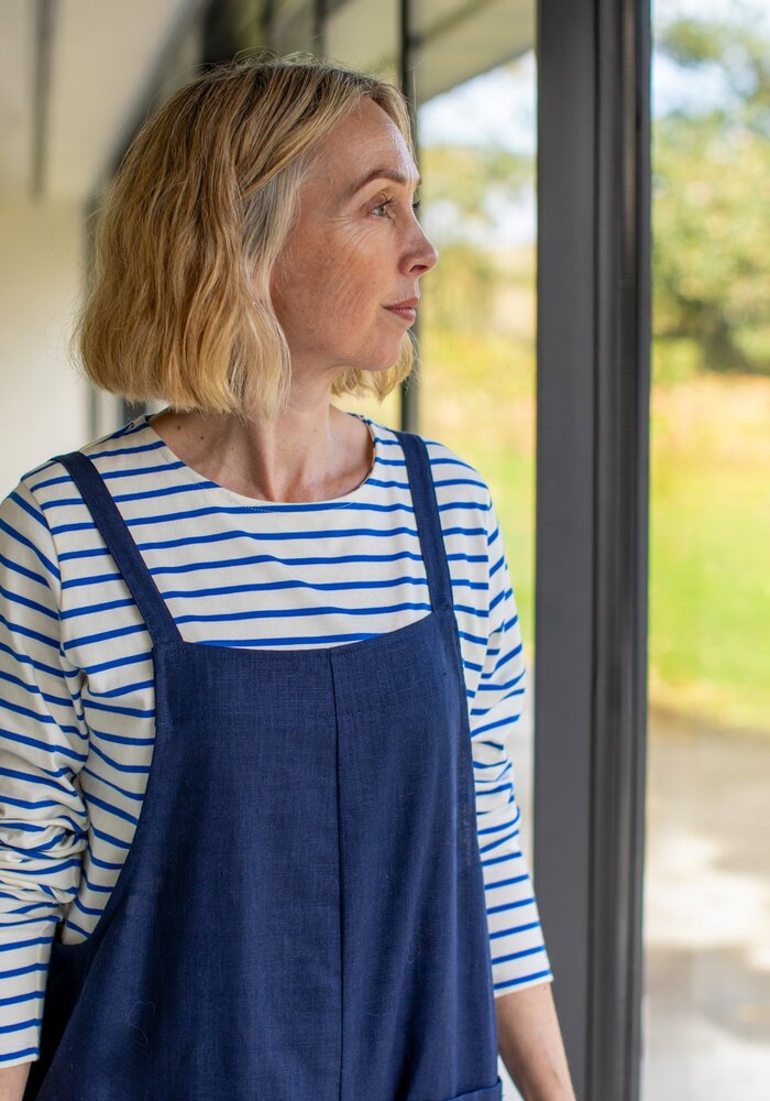 Chalk Fleur Stripe Long Sleeve T-Shirt