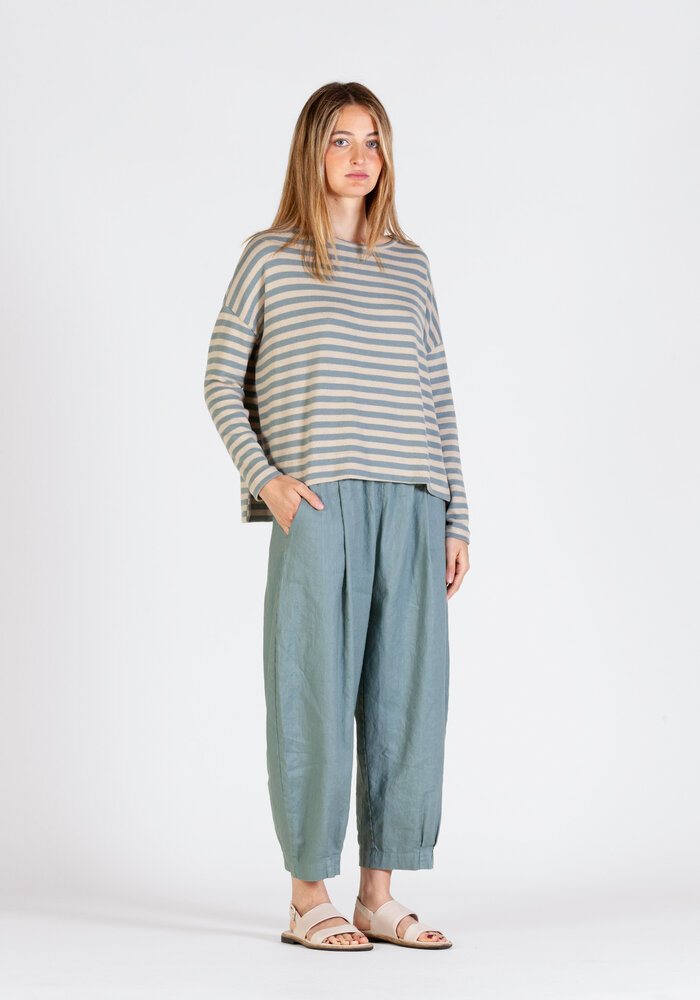 Mama B Bianco J Jersey Dart Hem Trousers