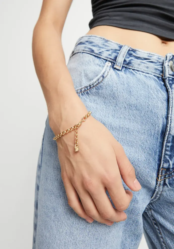 Uno De 50 PUL2539ORO Link Chain Bracelet