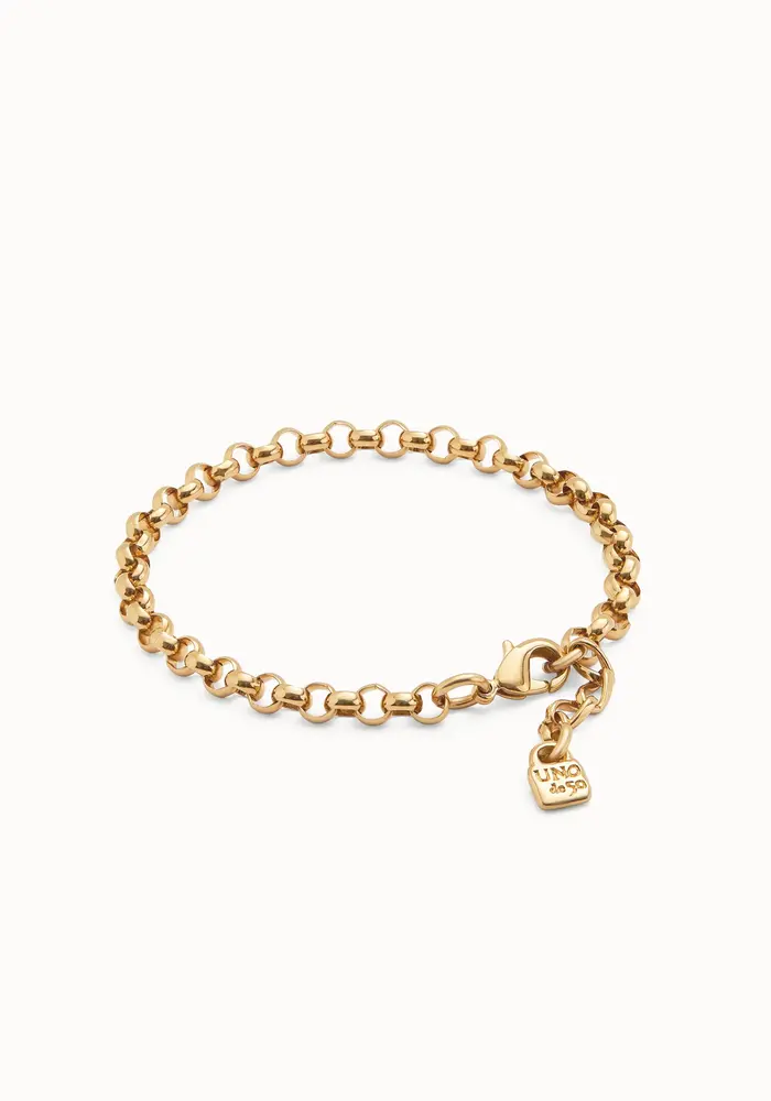 Uno De 50 PUL2539ORO Link Chain Bracelet