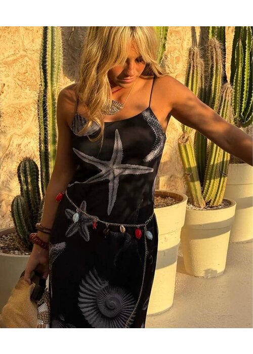 NEVER FULLY DRESSED Never Fully Dressed Seashell Mesh Cami Dress
