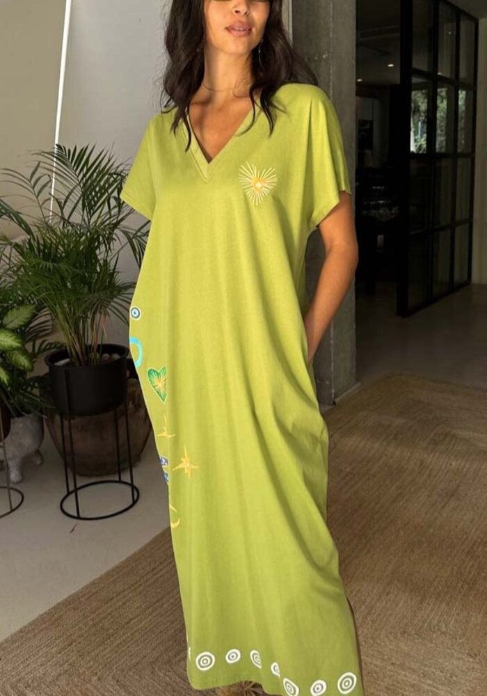 Never Fully Dressed Olive Charms T-Shirt Dress