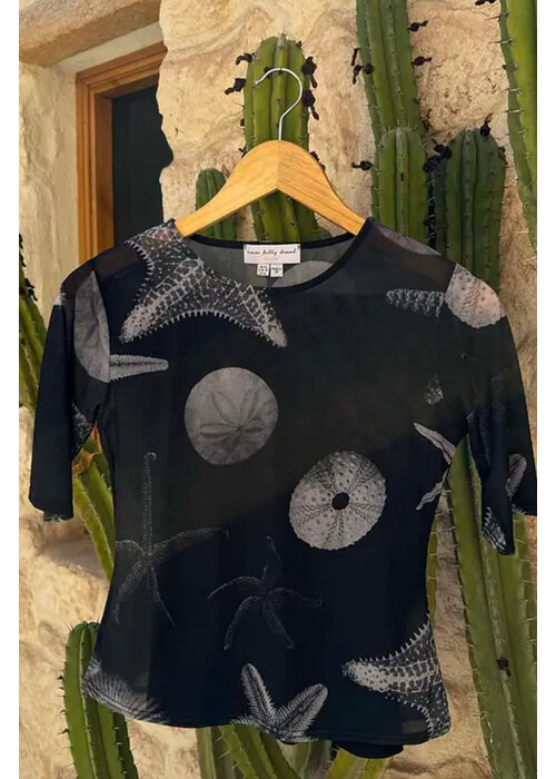 NEVER FULLY DRESSED Never Fully Dressed Seashell Mesh T-Shirt