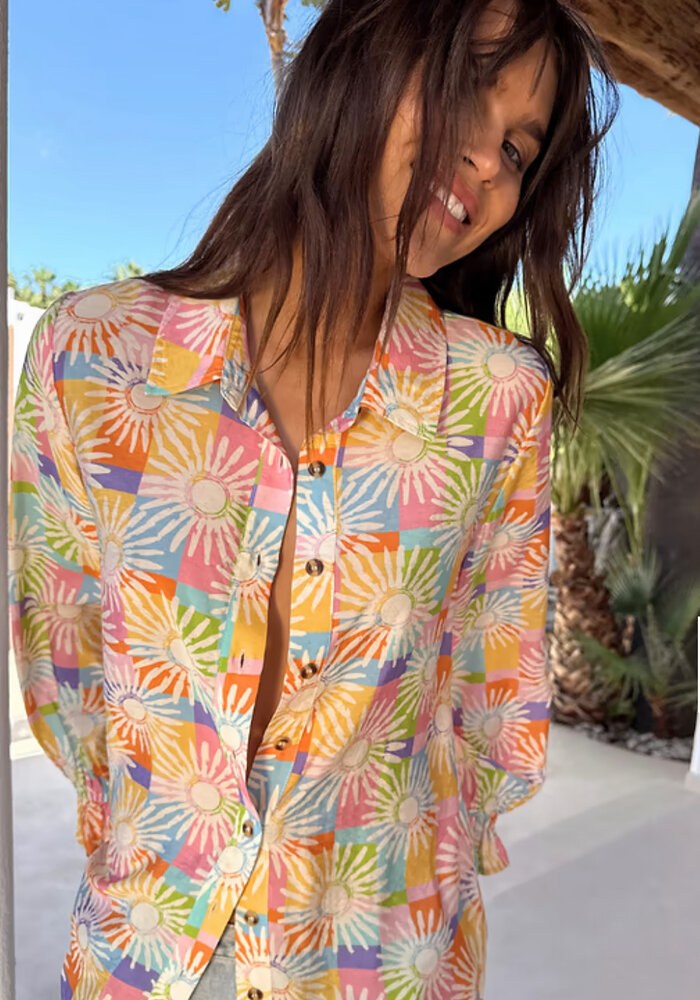 Never Fully Dressed Check Sun Genie Shirt