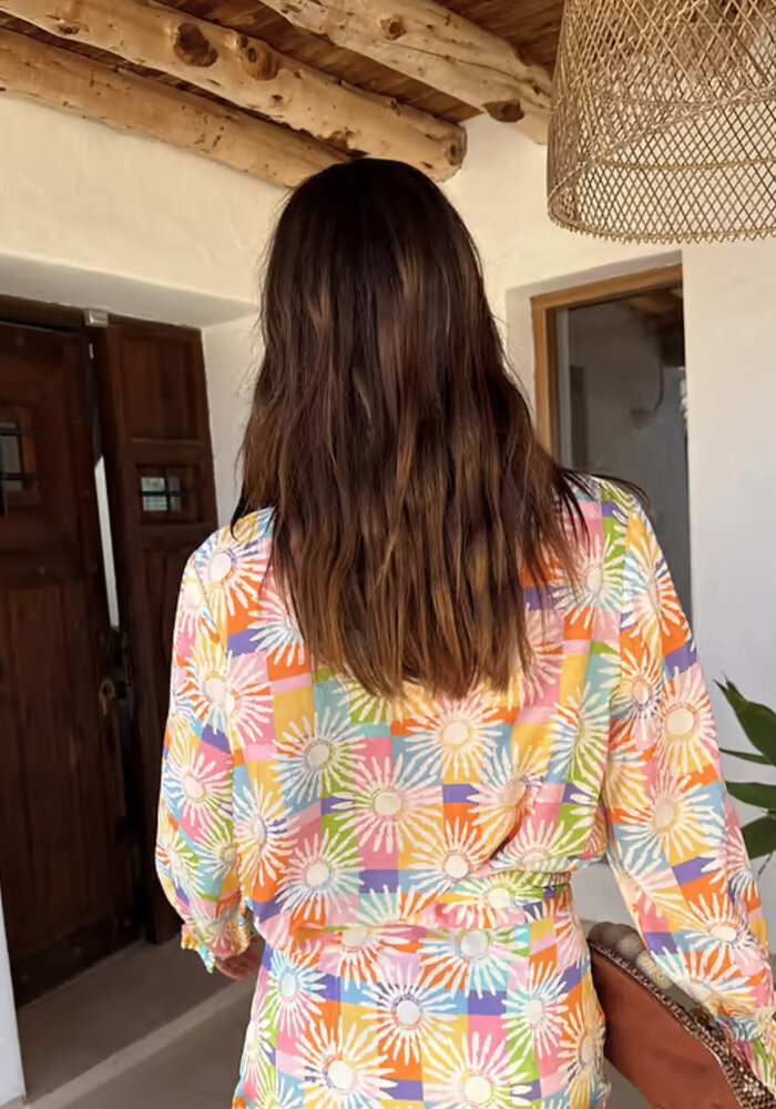 Never Fully Dressed Check Sun Genie Shirt