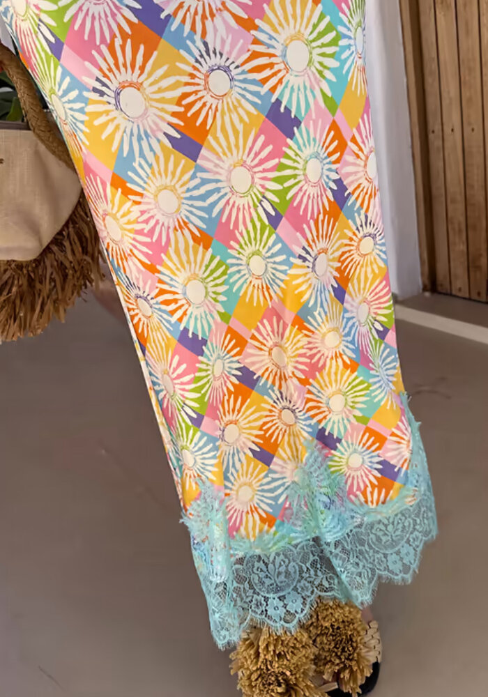 Never Fully Dressed Patti Check Strappy Sundress
