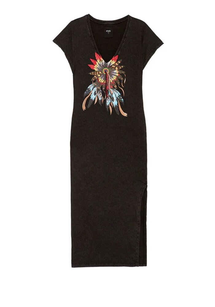 FIVE TSE2547 Dress Feather Front