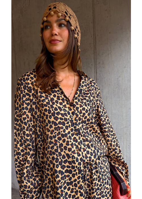 NEVER FULLY DRESSED Never Fully Dressed Leopard Miley Shirt