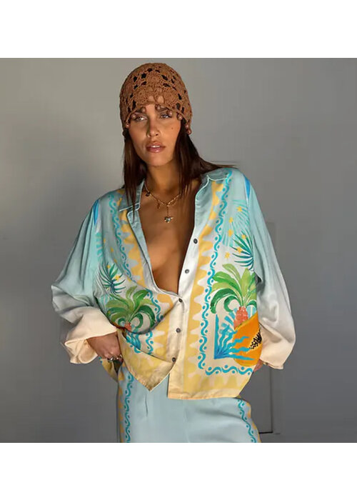 NEVER FULLY DRESSED Never Fully Dressed Rio Miley Tropical Shirt