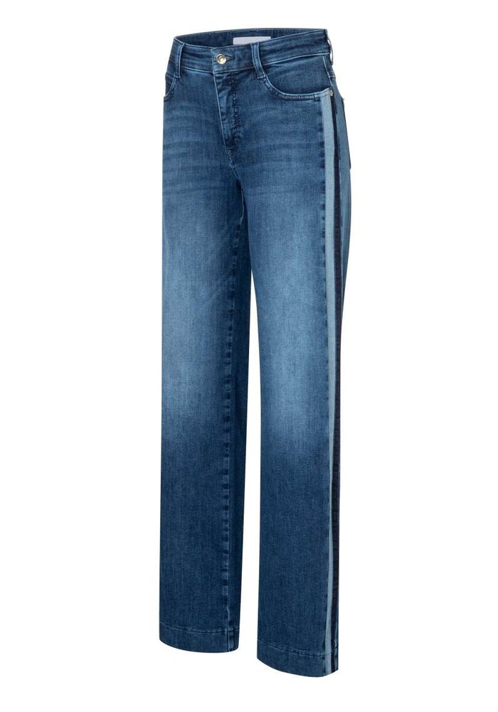 MAC 5284 Wide Leg Double Stripe Jeans