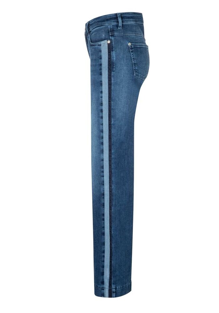 MAC 5284 Wide Leg Double Stripe Jeans