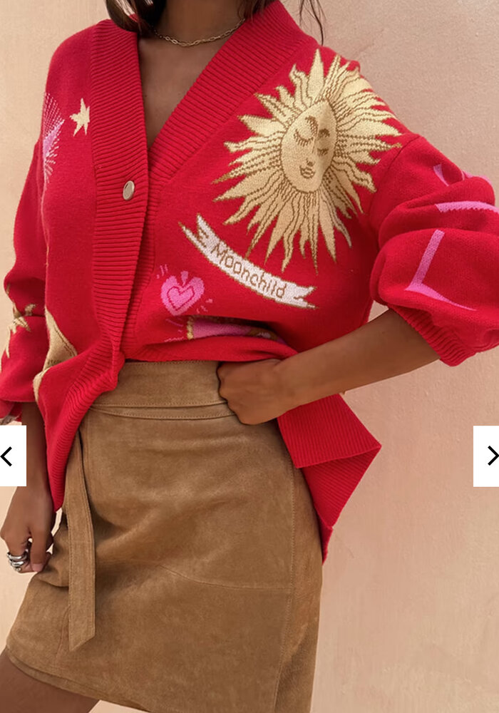 Never Fully Dressed Mystical Tattoo Cardigan