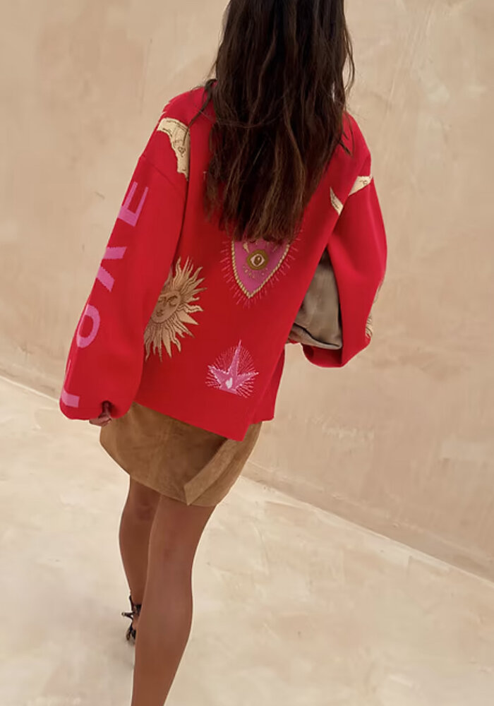 Never Fully Dressed Mystical Tattoo Cardigan
